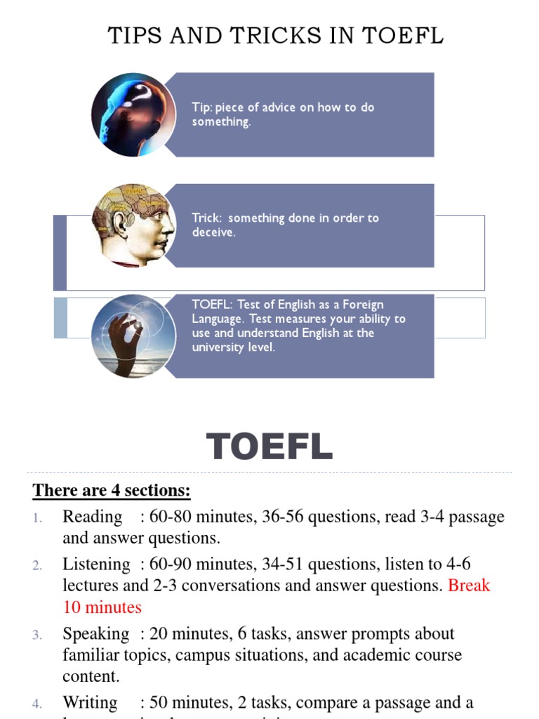 TOEFL Tips and Tricks for Success | PDF | Test Of English As A Foreign ...