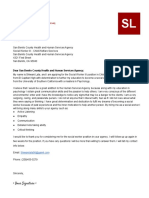 Cover Letter Template 1 - Initials