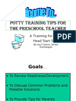 Potty Training TIPS FOR The Preschool TEACHER