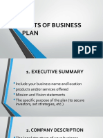7 Parts of Business Plan