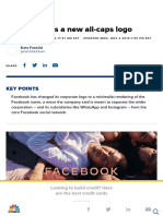 Facebook Has A New All-Caps Logo: Key Points