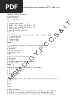 C Multiple Choice Questions and Answers MCQ With Ans