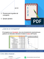 ¿Cómo hacer un cronograma?