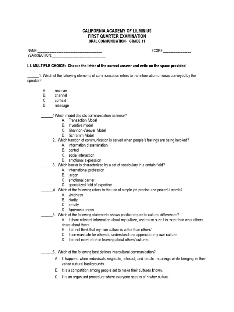 Oral Communications Midterm PDF Nonverbal Communication Cross Cultural Communication