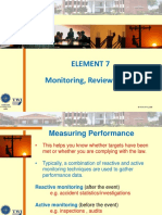 Element 7 Monitoring, Review & Audit: © TWI Gulf WLL 2008