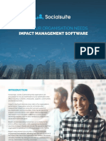 Why Your Organisation Needs: Impact Management Software