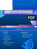 PN Junction Diode I-V & Breakdown Characteristics