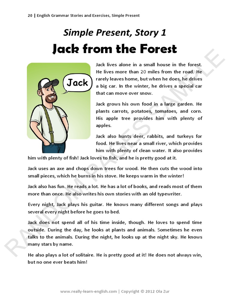 jack tree essay in english