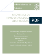 Mecanismos de Trasferencia de Masa en Electroquimica