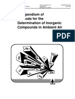 Compendium of Methods For The Determination of Inorganic Compounds in Ambient Air