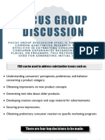 Focus Group Discussion 1