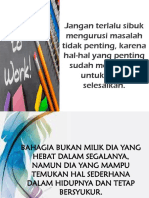 Presentasi Kata Kata Motivasi