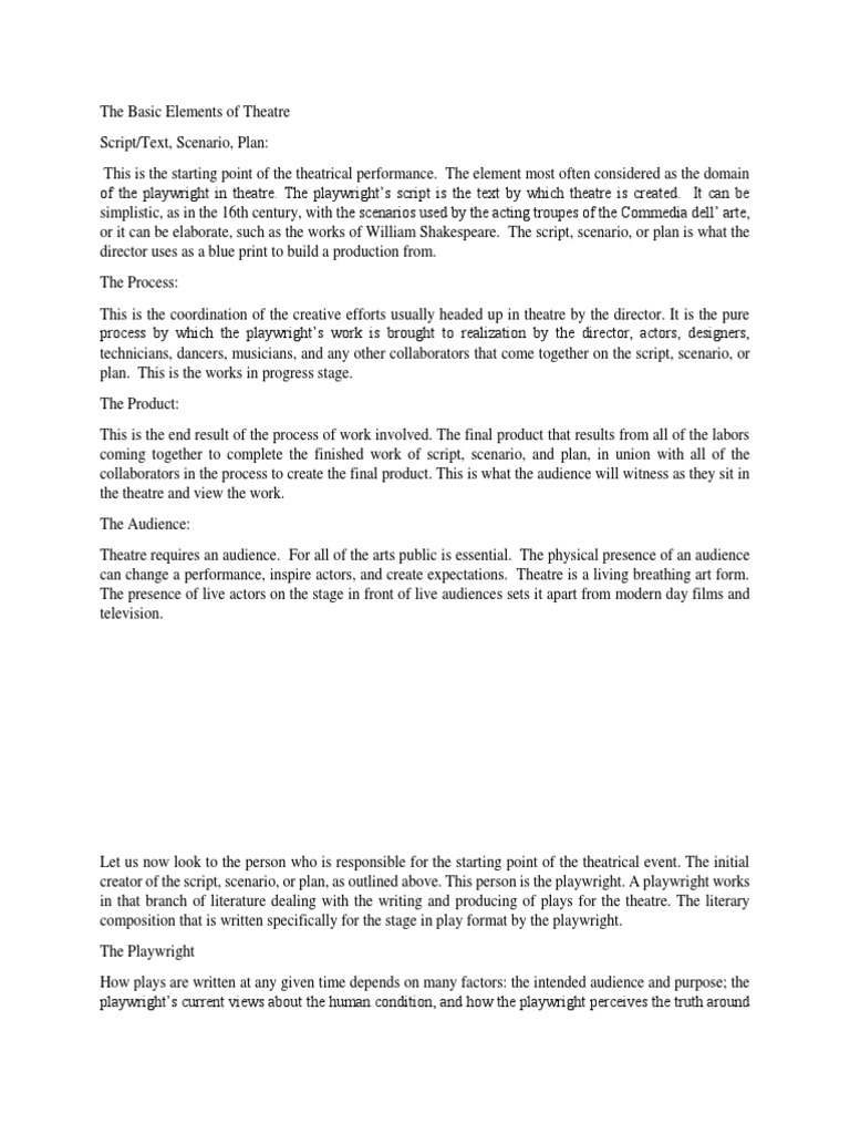 the-basic-elements-of-theatre-pdf-playwright-play-theatre