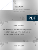 Geometry: Geometry Is All About Shapes and Their Properties