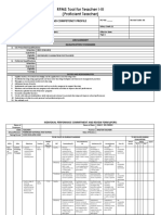 RPMS Tool For Teacher I-III (Proficient Teacher) : Position and Competency Profile