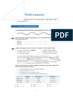 Trial Lesson: Aims