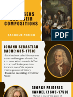 Composers and Their Compositions