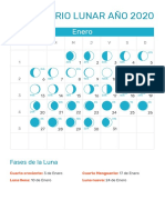 Calendario Lunar Enero 2020