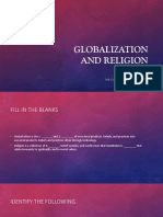 The Globalized World and The Effect To Religion