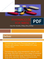 Pharmacology For Nurse