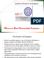 Measures To Avoid Uncontrollable Combustion .: Analysis & Control of Knock in SI Engines