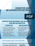 Cognitive and Metacognitive Prof Ed 3 1