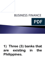 Business Finance Activity #1