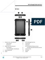 Quickspecs: HP Pro 8 Rugged Tablet With Voice