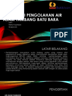 Rafika Puspitasari - 9518231375 - Teknologi Pengolahan Air Asam Tambang Batu Bara