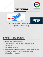 Safety Briefing R Eceptionist Room (Eng)