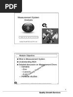 Measurement System Analysis