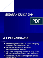 Bab II Sejarah Dunia IKM