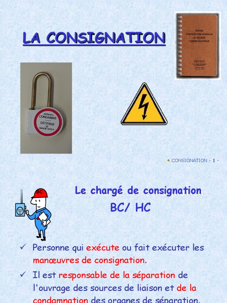 Procédure de Consignation Électrique | PDF | La nature