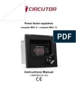 Instructions Manual: Power Factor Regulators