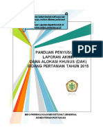 Panduan Penyusunan Lap Akhir DAK 2015