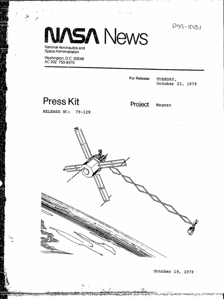 Magsat: Earth's Magnetic Field Mission | PDF | Magnetometer | Earth's ...