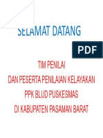 Selamat Datang PPK Blud