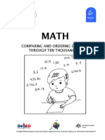 Math 6 DLP 7 - Comparing and Ordering Decimals Through Ten Thousandths PDF