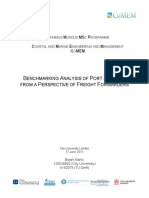 Benchmarking Port Services for Freight Forwarders