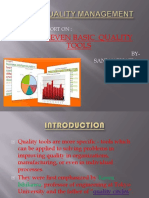 Seven Basic Quality Tools: Project Report On