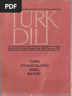 TDK Öykücülüğü Özel Sayısı - 1975