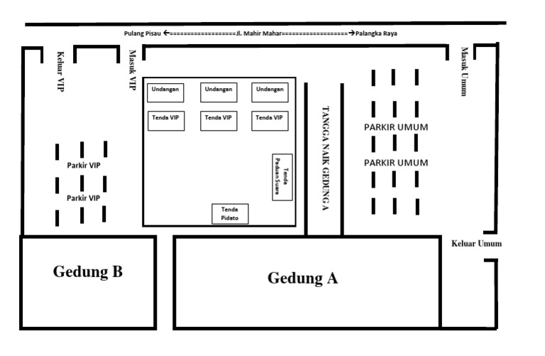 Denah Gedung Parkir VIP dan Umum | PDF