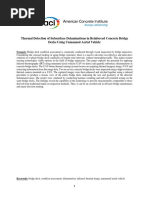 Thermal Detection of Subsurface Delaminations in Reinforced Concrete Bridge Decks Using Unmanned Aerial Vehicle