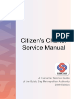 SBMA Citizen Charter Manual - 2019 Edition