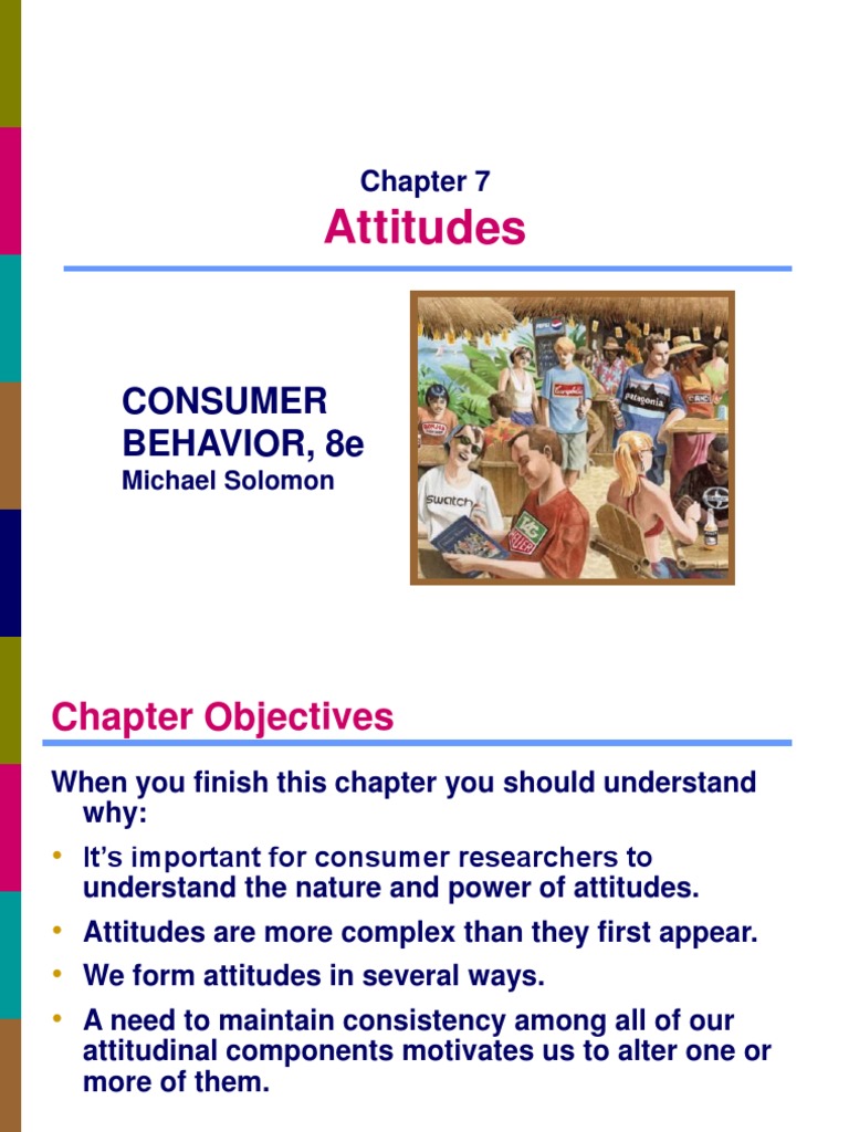 Attitudes: Consumer Behavior, 8E | PDF | Attitude (Psychology) | Behavior