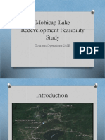 Mohicap Lake Redevelopment Feasibility Study: Tourism Operations 202B