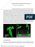 Modelling and Simulation of Flapping Wing in Catia v5