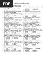 Coding and Decoding Practice Set