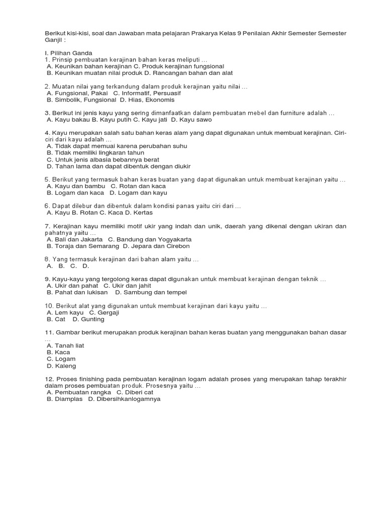 Bahan Ulangan 1