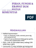 Peran, Fungsi & Etika Perawat DLM Keperawatan Komunitas